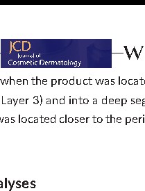 期刊封面部分,顯示「Journal of Cosmetic Dermatology」。|270